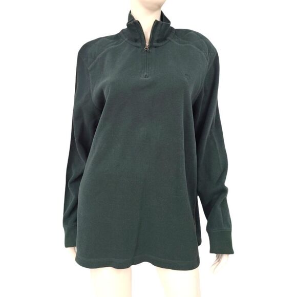 TIMBERLAND Hunter Green 3/4 zip Pullover sz XXL - Picture 1 of 7